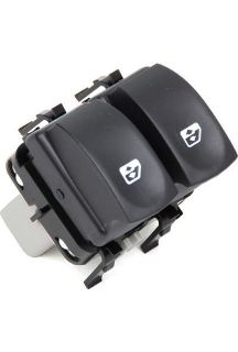 CAM AÇMA KAPAMA ANAHTARI ÖN SOL ÇİFTLİ MEGANE II DYNAMIC (10 FIS) GRİ SOKET resmi