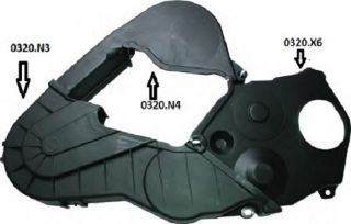 EKSANTRİK KAPAK 3 LÜ KAPAK SET PARTNER II -BERLİNGO II 1.9 DW8 resmi