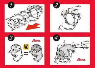 DEVİRDAİM SU POMPASI Z16XEP Z16XER A16XER ASTRA H ASTRA J resmi