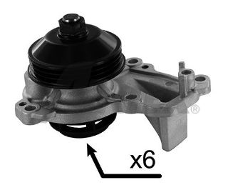 DEVİRDAİM (SU POMPASI) P108 P208 P2008 P308 P301 C ELYSEE C1 DS3 C3 III C4 CACTUS EB0 (1.0 12V) / EB2 resmi