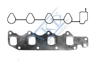MANIFOLT CONTA TAKIMI EMME+EGZOZ 1.2 8V AVEO 96325689+13185000 resmi