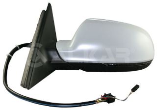 DIS DİKİZ AYNASI SOL ELEKTRİKLİ ASFERIK ISITMALI ASTARLI SİNYALLI 10 PIN AUDI A4 2009-2015 resmi