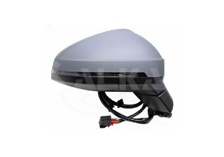 DIS DİKİZ AYNASI SAĞ ELEKTRİKLİ ASFERIK ASTARLI OTOMATIK KATLANIR SİNYALLI 14 PIN HAFIZALI AUDI A4 2015- resmi