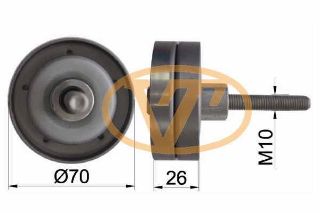 ALTERNATÖR GERGİ RULMANI AUDI A1 11>15SETA ALHAMBRA 10> İBİZA 12>15 SKODA FABİA 10>14 GOLF V JETTA PASSAT TİGUAN TOURAN 06>15 1.4TSI CAVB BMY CTHA BLG CNWA resmi