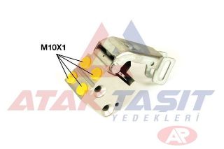 FREN LIMİTORU ALÜMİNYUM SKODA FELİCİA 1.3 1994-2002/FAVORIT 1.3 1989-1994/OCTAVIA 1.6İ 1996-2004/ROOMSTER 1.4 TDI 2006-/AUDI 80 1.6 1991-1996/VOLKSWAGEN GOLF III 1.6 1991-1999/POLO 1.4 1994-1999 resmi