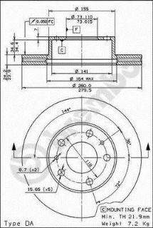 DİSK FREN AYNASI ÖN (TAKIM) AD2853S DUCATO-III 2.3D (06-) HAVALI BOXER JUMPER resmi