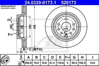 DİSK FREN AYNASI ARKA AD3165 VECTRA-C 2.0-16V 3.0CTDİ (03-) 2.2 3.2 HAVALI resmi