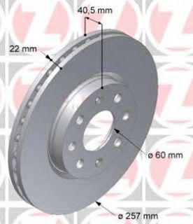 DİSK FREN AYNASI ÖN AD3166 GRANDE PUNTO CORSA-D 255MM HAVALI resmi