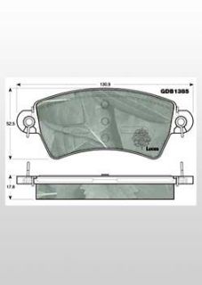 DİSK BALATA ÖN AP1410 (AC058766) P206 GTI resmi