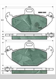 DİSK BALATA ARKA AP1378 LAGUNA 2.0 16V resmi