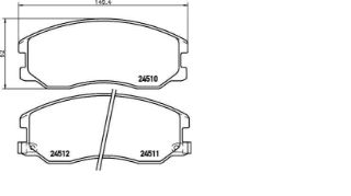 DİSK BALATA ÖN AP1740 CAPTIVA (07-) resmi