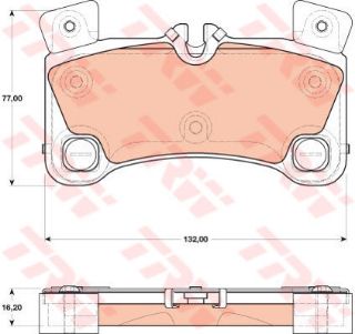 DİSK BALATA ARKA AC871781D AC05816 TOUAREG (7LA,7L6,7L7) 4.2 V8 FSI 5.0 R50 resmi