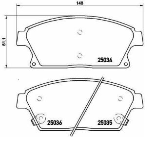 DİSK BALATA ÖN AP1872 CRUZE (09-) 16 JANT ASTRA-J ZAFİRA (11-) 1.6 1.8 resmi