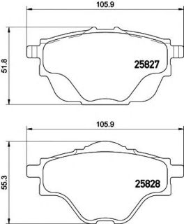 DİSK BALATA ARKA AP2062 P308 C4 PICASSO GRAND LAND-X COMBO-E resmi