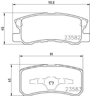 DİSK BALATA ARKA AP3272 JEEP COMPASS PATRİOT (11-) resmi