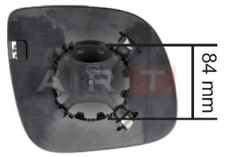 DIŞ DİKİZ AYNA CAMI ISITMALI SAĞ TRANSPORTER T6-AMAROK T6 2015- 2010- resmi