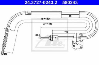 EL FREN TELİ SAĞ R55 MINI 07-10 resmi