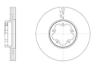 ÖN FREN AYNASI TOURNEO CUSTOM-TRANSİT CUSTOM 2.2 TDCİ 12 HAVALI 288MM/5D resmi