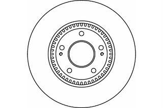 ÖN FREN AYNASI HYUNDAİ İX35-İ40 1.6-1.7-2.0 CRDI-SONATA V 2.0CRDI-3.0 05 300X28X69X48X5DLXHAVALI resmi