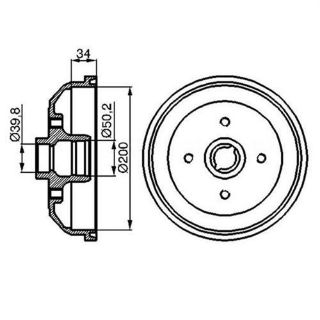 ARKA KAMPANA CORSA A 82-93 -CORSA B 93-00 -TIGRA 95-00 DB4006 Y resmi