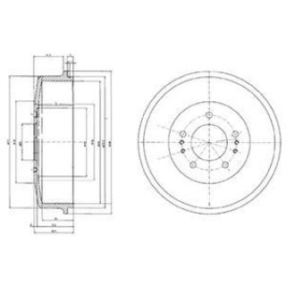 ARKA KAMPANA CORSA C 1.0-1.2 00 ABSSİZ 200X201X86X4DL Y resmi