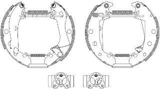 ARKA PABUÇ BALATA R12-M131-C15 PERÇİNLİ BLT.KALIN:6.00MM resmi