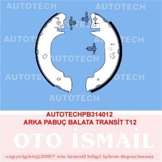 ARKA PABUÇ BALATA TRANSİT T12 2.0 2.5DI 2.5TD 94-00 254X52 resmi