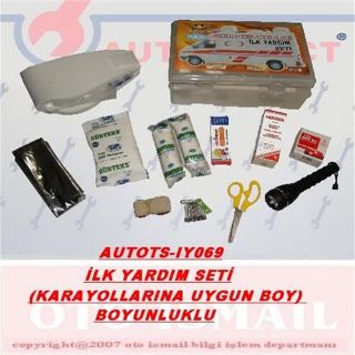 İLK YARDIM SETİ KARAYOLLARINA UYGUN BOY BOYUNLUKLU HIRDAVAT resmi