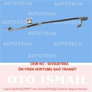 ÖN FREN HORTUMU SAĞ TRANSİT resmi