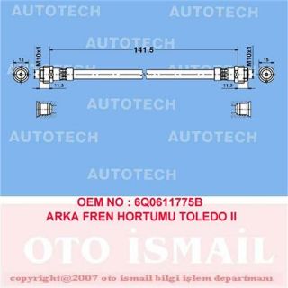 ARKA FREN HORTUMU TOLEDO II resmi
