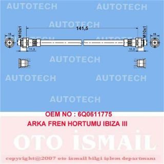 ARKA FREN HORTUMU İBİZA III resmi