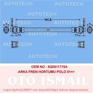 ARKA FREN HORTUMU POLO 01 resmi