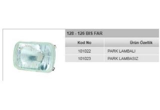 FAR PARK LAMBASIZ FIAT 128-26 BIS resmi