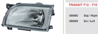 KOMPLE FAR TRANSİT T12 / T15 93>99 SAG resmi