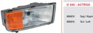 MERCEDES O 345-ACTROS FAR-L 96>04> SARI SİNYALLI resmi