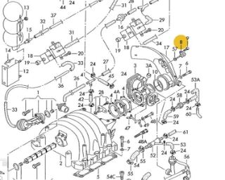 MOTOR SICAKLIK SENSORU PASSAT AUDI A4 A6 SKODA OCTAVIA 1.8 T AEB AWT resmi