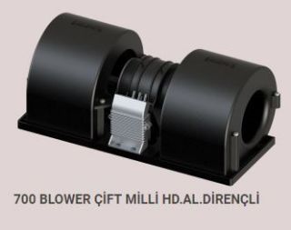 BLOWER MOTORU 24V 700 ORTA BOY CIFT MIL HD.AL.DYRENCLI resmi