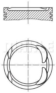 PİSTON M.BENZ C200 C204 C250 E200 CGI E250 82MM resmi