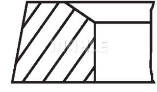 SEGMAN 87.00mm STD W124 S124 200D W201 190D 2.0D 83- OM601.911/912 resmi
