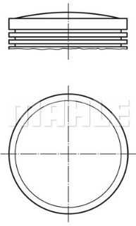PİSTON 85.30MM STD W202 S202 C180T 1.8I 93-00  M111.920/921 resmi