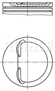 PİSTON 86.40MM STD TİPO TEMPRA SLX 1.6 88- resmi