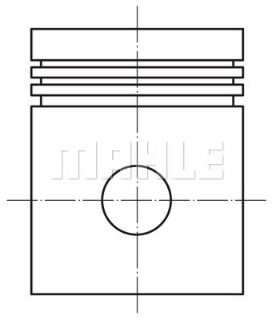 PİSTON 81.00MM 0.50 ASTRA G-H  VECTRA B-C 1.8 95- Z18XE Z18XEL X18XE resmi