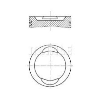 PİSTON 71.40MM 0.60 FIAT 500 DOBLO PALİO ALBEA 1.2  8V 96-01 223A5 178E2169A4 188A4 resmi