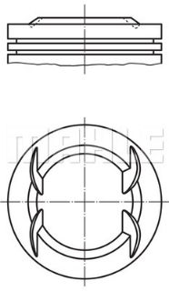 PİSTON 82.60MM 0.60 MAREA BRAVO 2.0 20V 95-98 182A1 resmi