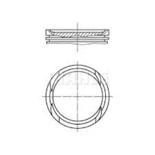 PİSTON 70.80MM STD DOBLO PALİO PUNTO ALBEA STILO 1.2 16V 01- 188A5 resmi