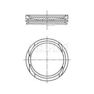 PİSTON 71.20MM 0.40 DOBLO PALİO PUNTO ALBEA STILO 1.2 16V 01- 188A5 resmi