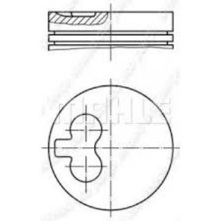 PİSTON 82.60MM 0.60 PALİO PUNTO STRADA DOBLO 1.9 D 99- 118A3 223A6 resmi