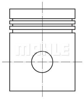 PİSTON 79.00MM 0.50 ASTRA G-H VECTRA C MERİVA 1.6 16V 02- Z14XE Z16XEP (TWINPORT) resmi