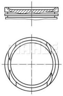 PİSTON+SEKMAN STD (FIAT: PUNTO 1.4 16V M671AA14Z 95PS ) resmi