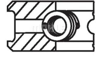 SEGMAN 86.80MM 0.40 TEMPRA TİPO UNO 1.6 1.6IE 88- 159A3 160A2 resmi